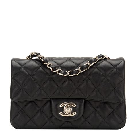 chanel 2.55 classic mini rectangular flap|chanel small lambskin evening bag.